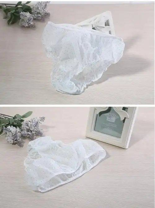 一口米 女士一次性内裤 旅游内裤 一包6条装 一次性内裤 产妇