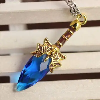 dota2周边饰品 aghanims scepter阿哈利姆神杖吊坠 蓝杖a杖项链