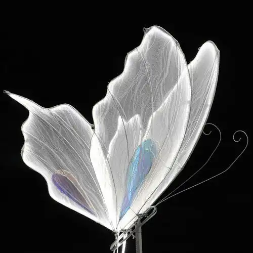 婚庆道具铁艺发光蝴蝶挂件吊顶装饰婚礼t台路引迎宾舞台吊灯摆件特大