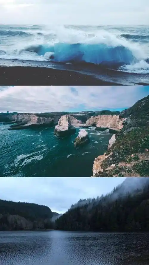 【拼接】风景拼接手机壁纸_壁纸_风景_手机