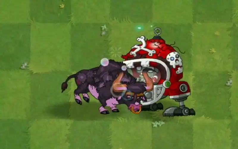 [pvz2]西部黑牛(死亡冲撞)与僵尸们的对决