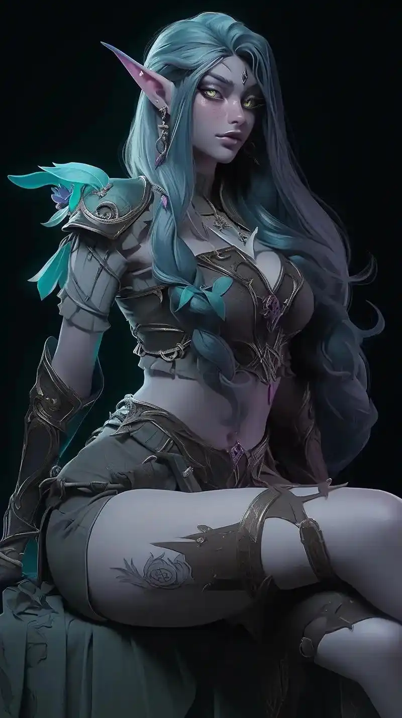 泰兰德!#魔兽世界 #动漫美图 #ai绘画 #高清图片 #超 - 抖音