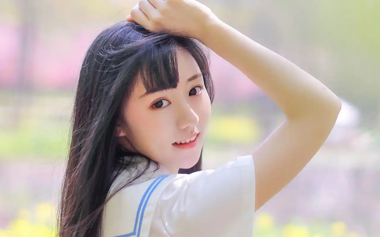 jk制服美女清纯唯美写真图片电脑壁纸