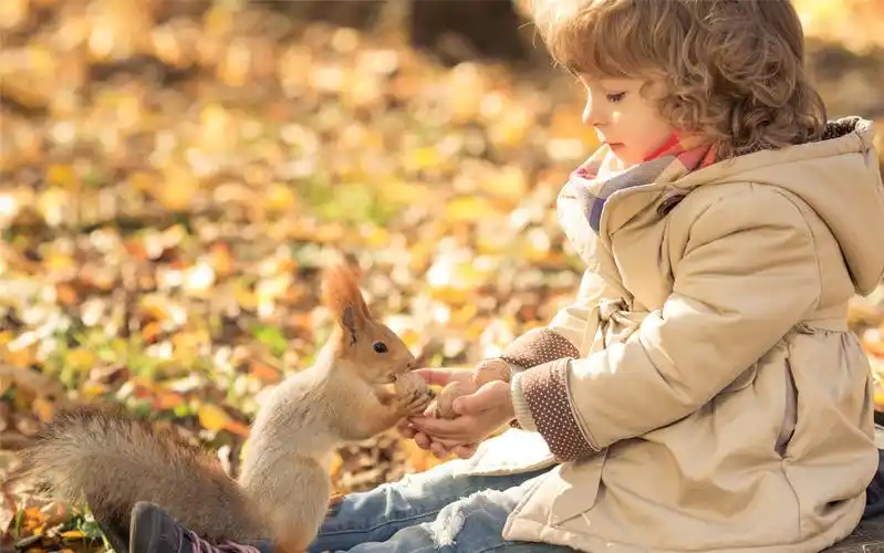 秋高气爽可爱欧美小孩非主流唯美意境桌面壁纸(三)