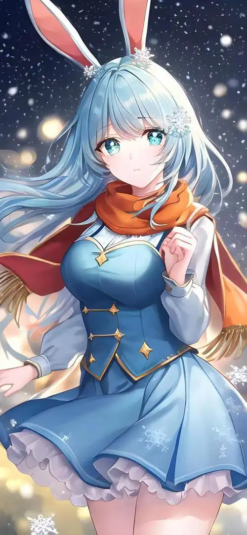 ai绘画,兔兔美少女,二次元动漫美女壁纸合集_网易订阅