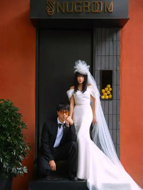 浪漫的ins网红街拍婚纱照06我看谁心动了