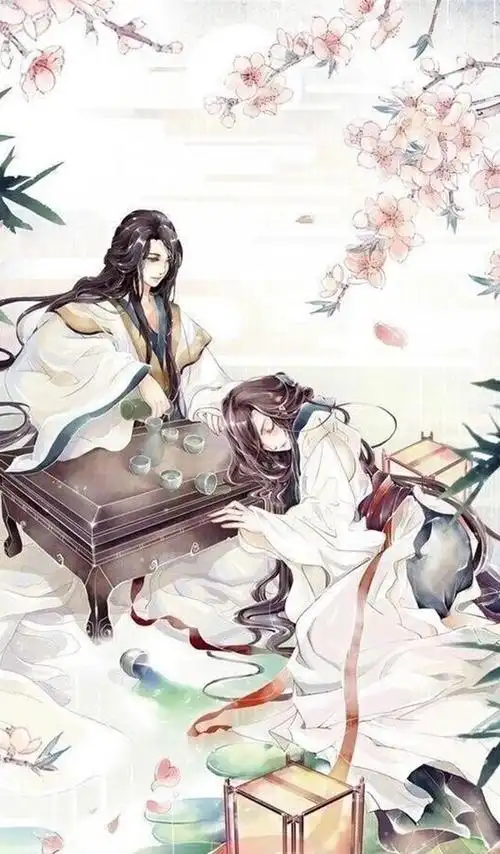 古装手绘动漫人物情侣