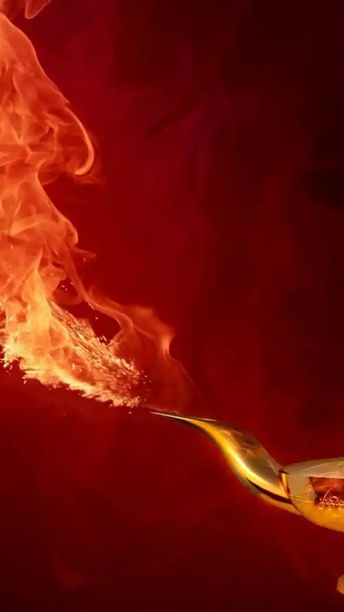 深红色火焰h5素材背景