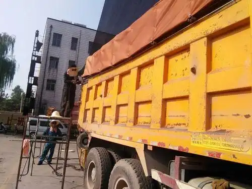 河南自卸车篷布密封加盖厂家选许昌精工机械价格