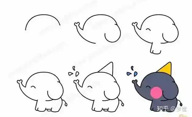各种小动物的简笔画,不要说不会画哦