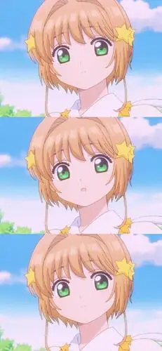 多彩壁纸566期|百变小樱卡通三格拼接壁纸 无水印动漫壁纸