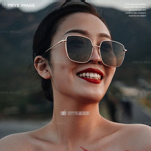 影楼情侣旅拍婚纱摄影道具时尚拍照眼镜街拍写真男女方墨镜太阳镜