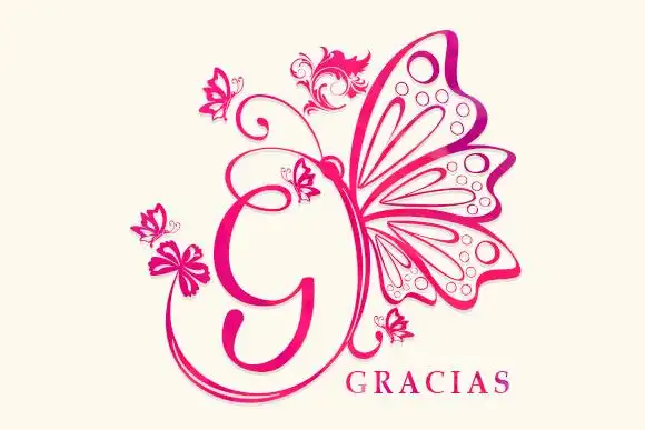 蝴蝶字母组合字体品牌字体蝴蝶字体圣诞贺卡字体装饰字体优雅的字体