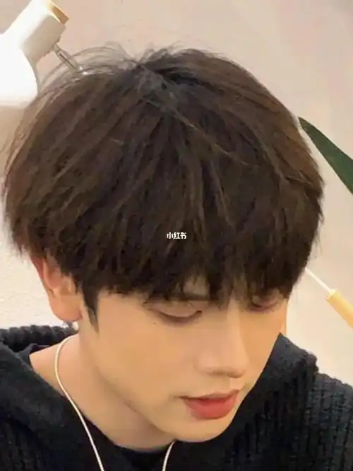 记帅到爆炸的碎盖头对脸型和发质都很友好的发型长度在4-5cm左右即可