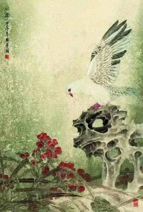 形色水墨各有千秋樊萍工笔花鸟画