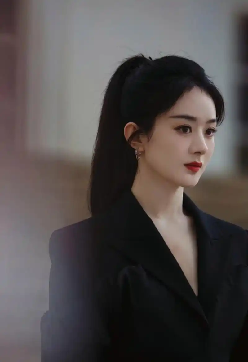 宝藏女孩赵丽颖# #养眼美女# #高马尾