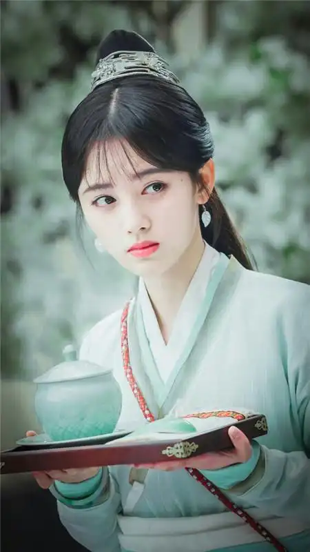 芸汐传鞠婧祎绿衣古装壁纸图片_明星-发簪网