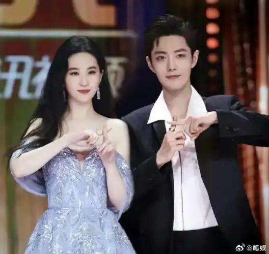 内娱最伟大的两张脸肖战刘亦菲,如果会有合作,就期待,如果没有合作,就