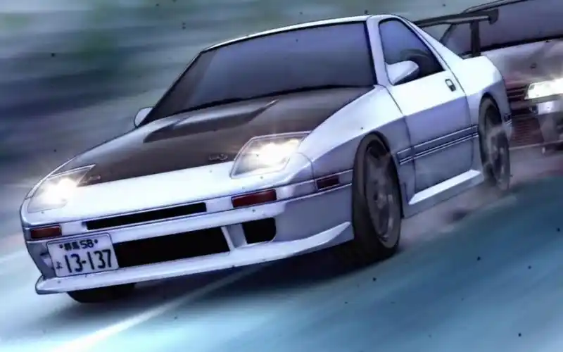 头文字d公路传说 高桥凉介前期配置fc3s赤城下山_哔哩哔哩bilibili