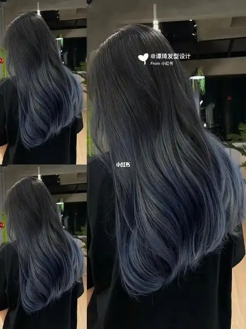 可以染一辈子的混血发色黑色长出来也好看