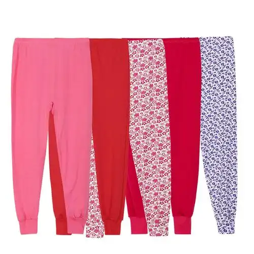 中老年大码女士秋裤单件老式宽松碎花线裤高腰奶奶印花打底衬裤