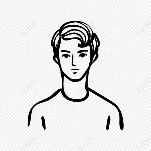 简笔画人物背景图