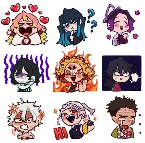 鬼灭之刃  #表情包  #九柱  这组表情包真心不错[doge][doge]91