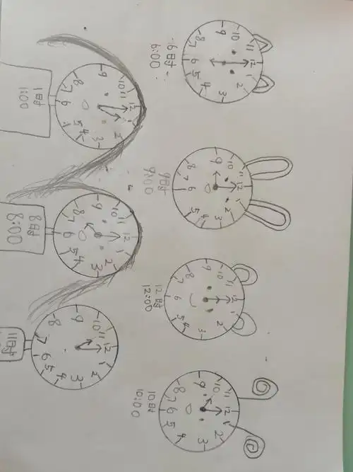 各式各样的小钟表