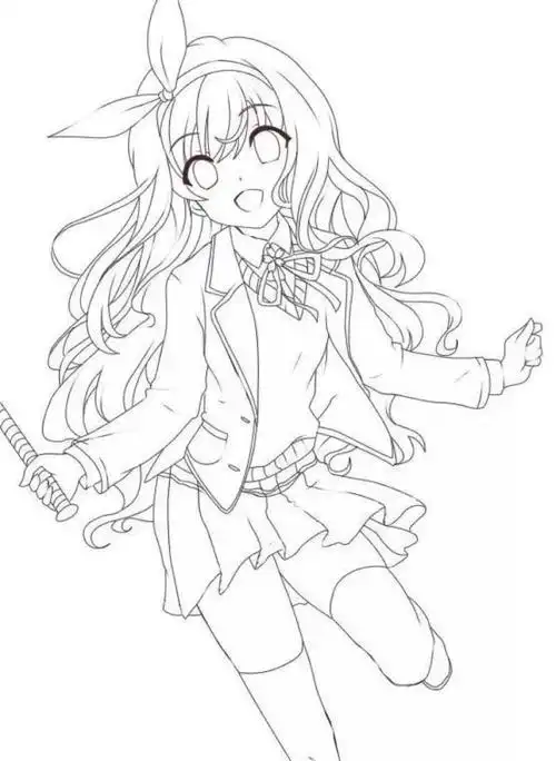 美术作品简单又漂亮铅笔画简单铅笔画漂亮女孩绘画图画