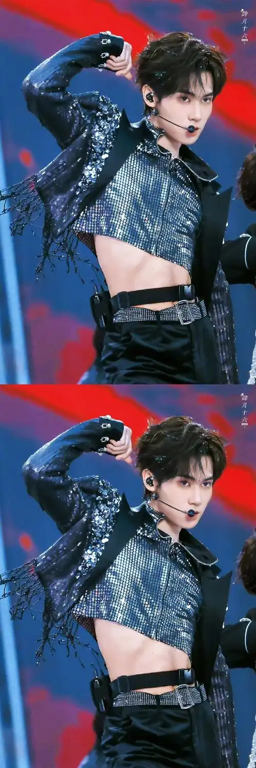 张真源高音#张真源能飙高音还有腹肌 我的天好帅!