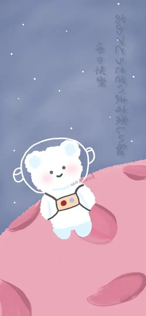 超可爱的锁屏也可以做聊天背景手机壁纸也行哦