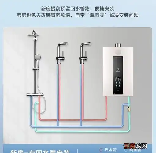 文章插图有回水管的燃气热水器安装文章插图无回水管的燃气热水器安装