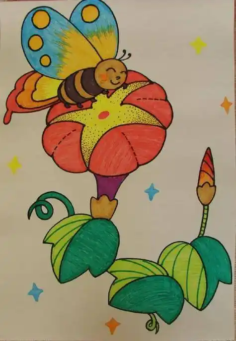 小学生图画作品简笔画 简笔画图片大全-蒲城教育文学网