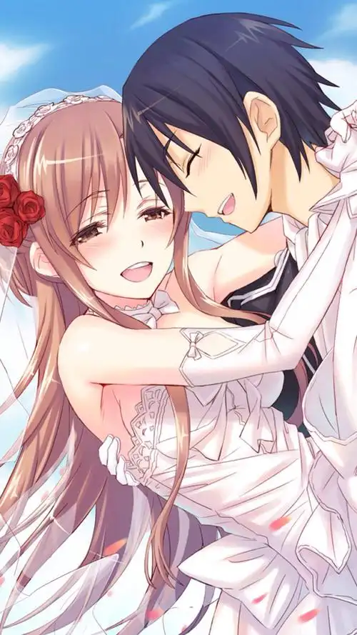 二次元动漫插画情侣壁纸头像