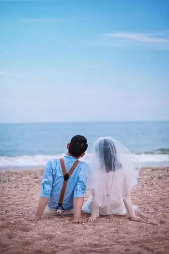 浪漫的海边外景婚纱拍照,一不小心就有可能红事变白事