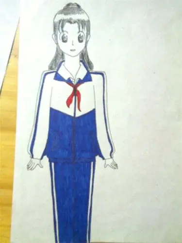 这是我们学校的校服,其实我们在穿校服的时候,总是羡慕别人可以穿上