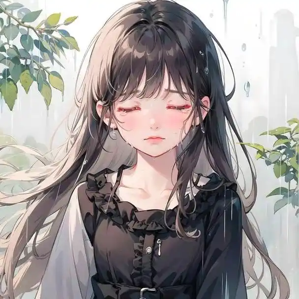 伤感流眼泪高质量动漫头像