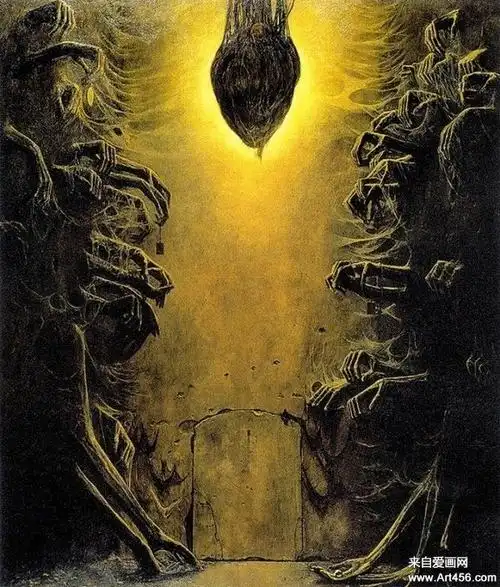 地狱无门系列太震撼了-油画欣赏-爱画网