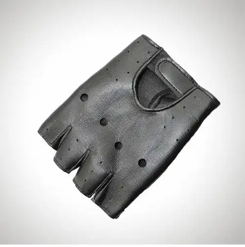 冬套街舞手套舞蹈表演手套男童女童无指手套细雪之舞白色儿童四钉8103