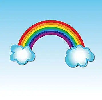 彩虹天空图片