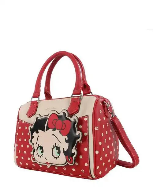 芭比& betty boop女包贝蒂红色手提/斜挎袋a100107-20_唯品会