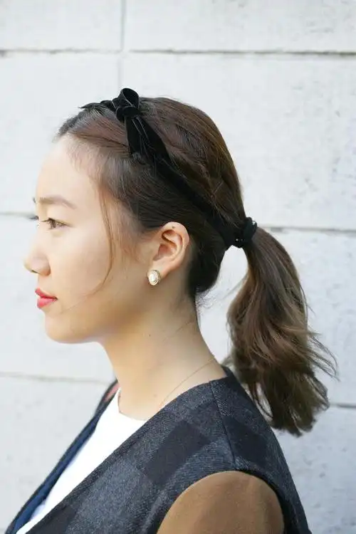 高马尾怎么扎好看