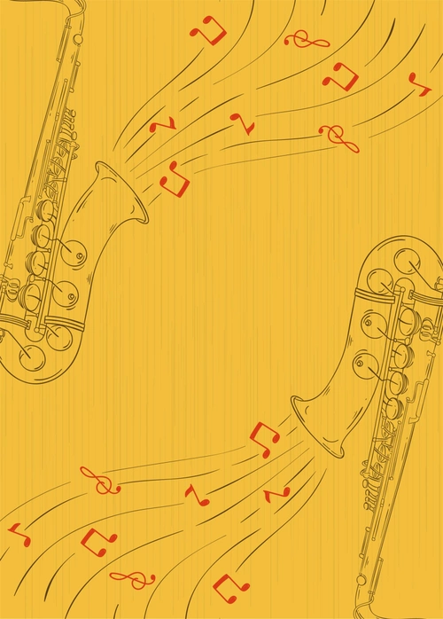 爵士乐主题背景素材