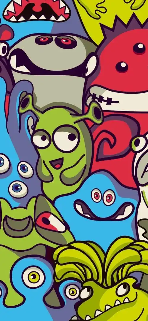小怪兽动漫壁纸_手机壁纸_动漫卡通手机壁纸_我要个性网