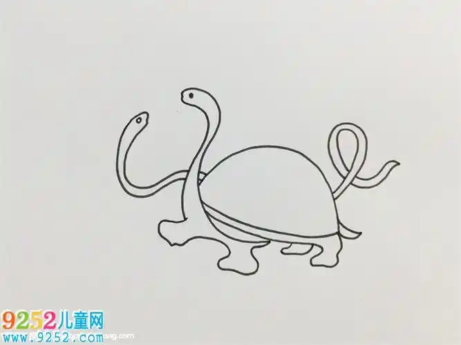 四大神兽怎么画四大神兽简笔画教程