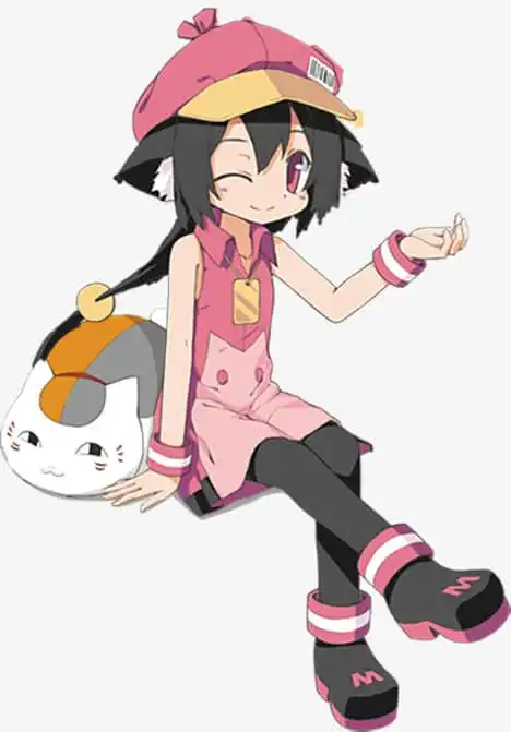 卡通小女孩动漫人物