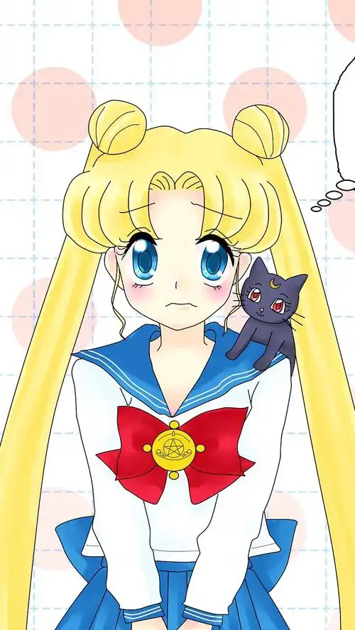 抱图走别忘了赞～少女心 美少女战士 水兵月 粉色 头像 壁纸 可爱