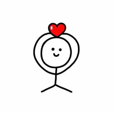 爱心小人简笔画头像图片大全,卡通头像图片