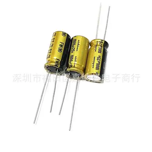 ufw1e102mpd 尼康 25v1000uf 10x20 fw音频滤波电解电容 nichicon