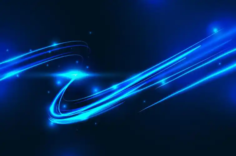 蓝色光束背景矢量素材aieps